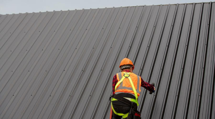 Professional metal roof installation services in Flag Pond, TN